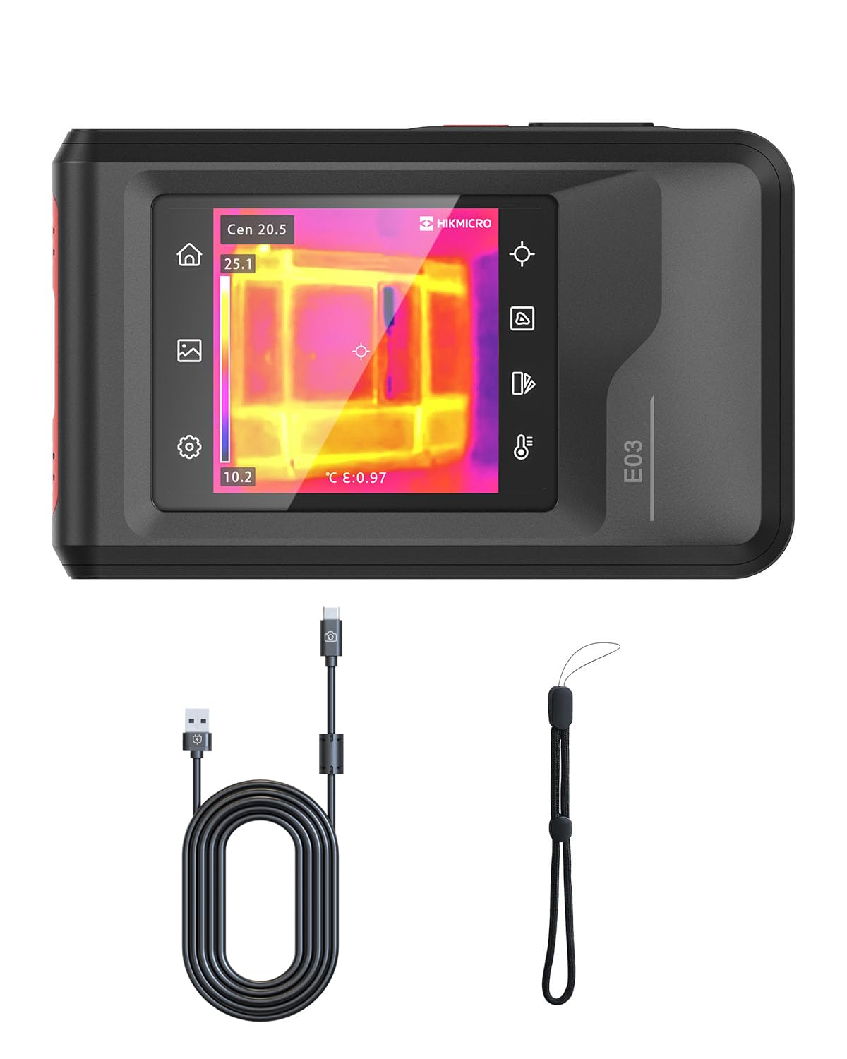 Amazon.co.jp: HIKMICRO E03 Thermal Imager Camera 240 x 240 SuperIR