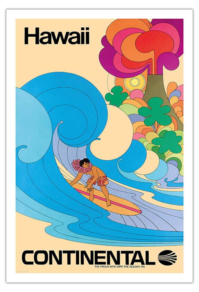 Amazon.co.jp: ハワイ - コンチネンタル航空 - ハワイのサーファー