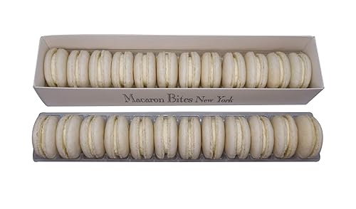 Macarons Caja de Regalo de 24 Macarons Franceses - Vainilla