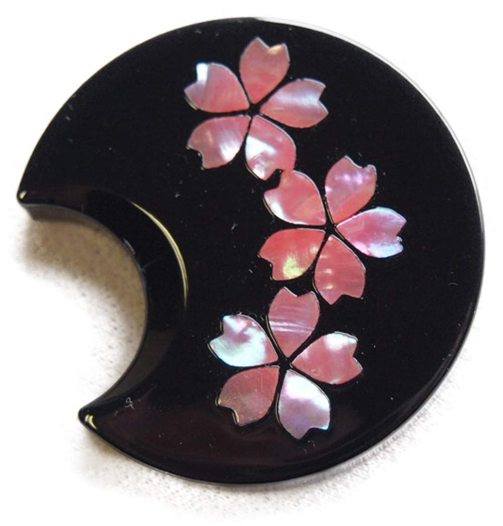 漆器セット 花と竹の模様 蒔絵櫛・笄セット 漆器 髪飾り 色漆 和装小物 伝統工芸 Antique