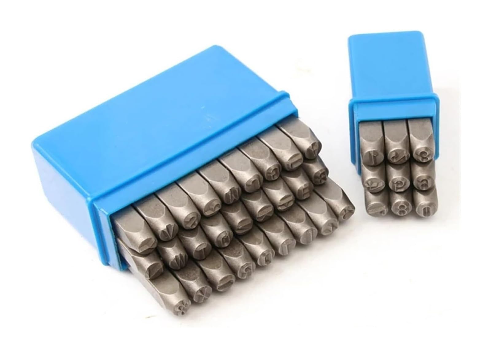 Steel Letter Mould, Alloy Letter Number Stamp Punch Set 1.5-12mm Leather Embossing Tool(4mm Letters (A-z))
