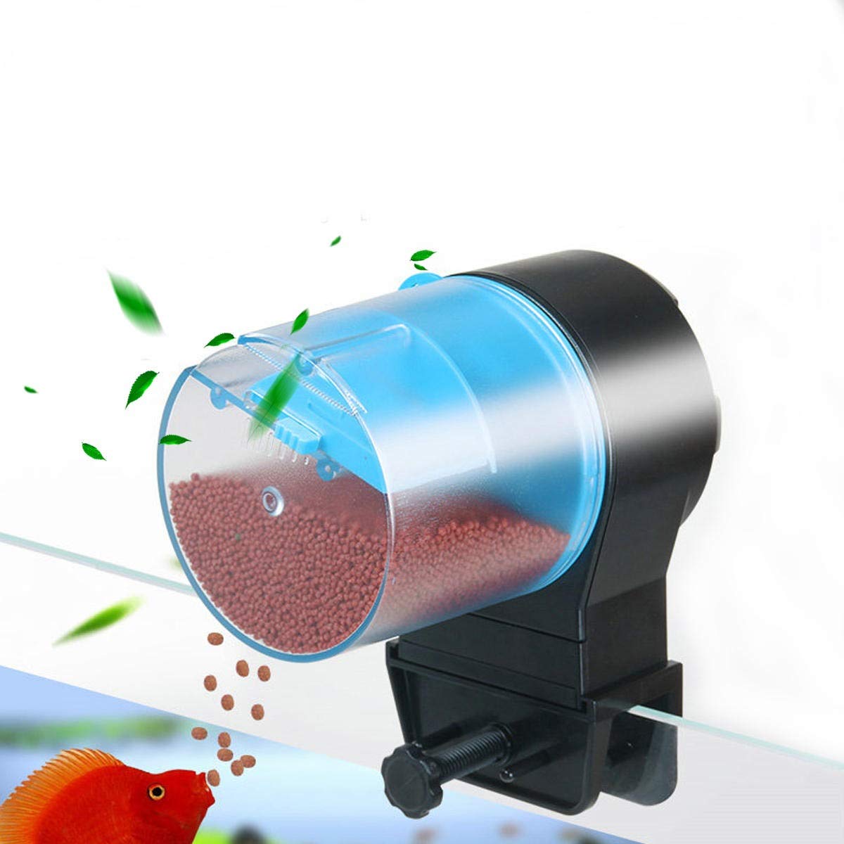 Beck Orlando USB Rechargeable Automatic Feeder Food Dispenser for Aquarium Fish Shrimp Turtle Tank Management Products
