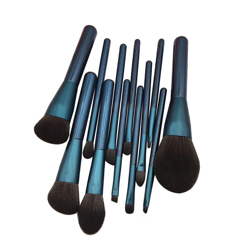 12 szt. Yulan zestaw pędzli do makijażu pędzel do różu pędzel do cieni do powiek Koi Fish Makeup Brush Storage Brush Bag