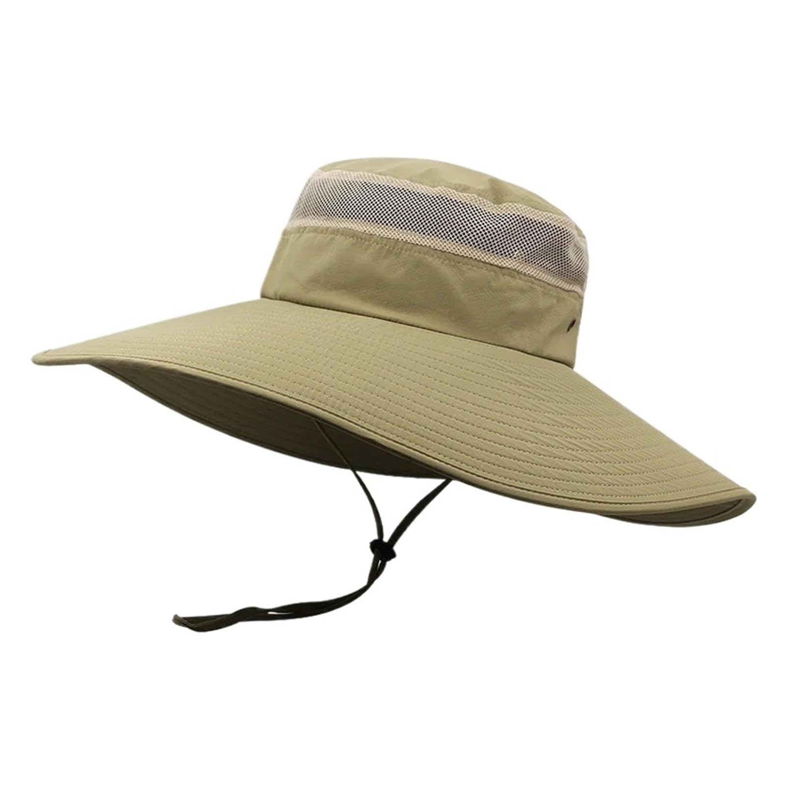 Générique Chapeau de pêcheur d'été à Bord surdimensionné, Maille séchage, Casquette Soleil légère et Respirante for Homme, Seau Grande Taille