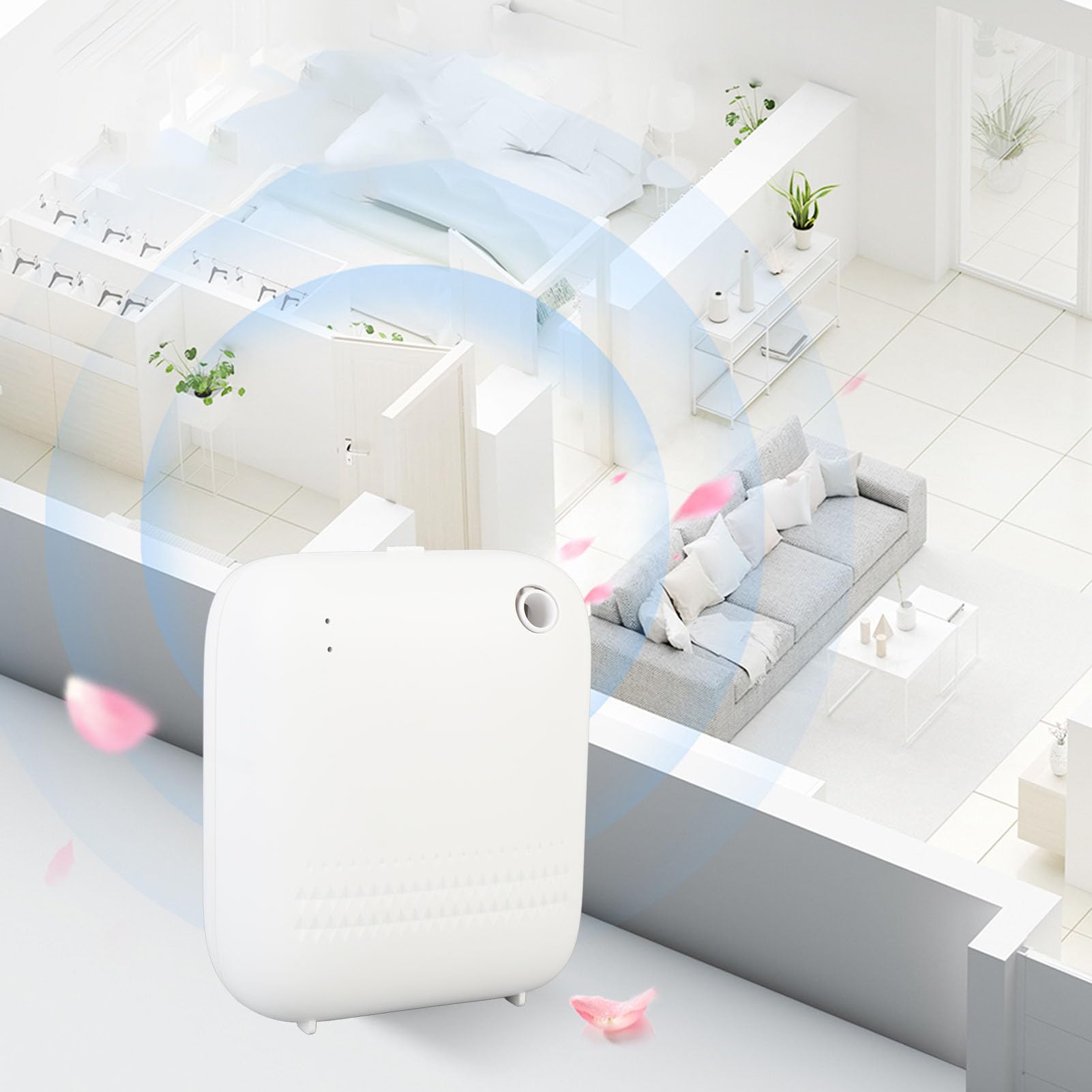 CHICIRIS Diffusore per Aromaterapia Smart Air Machine da 150 Ml Controllo Bluetooth per Funzionamento Silenzioso del Club Spa Domestico