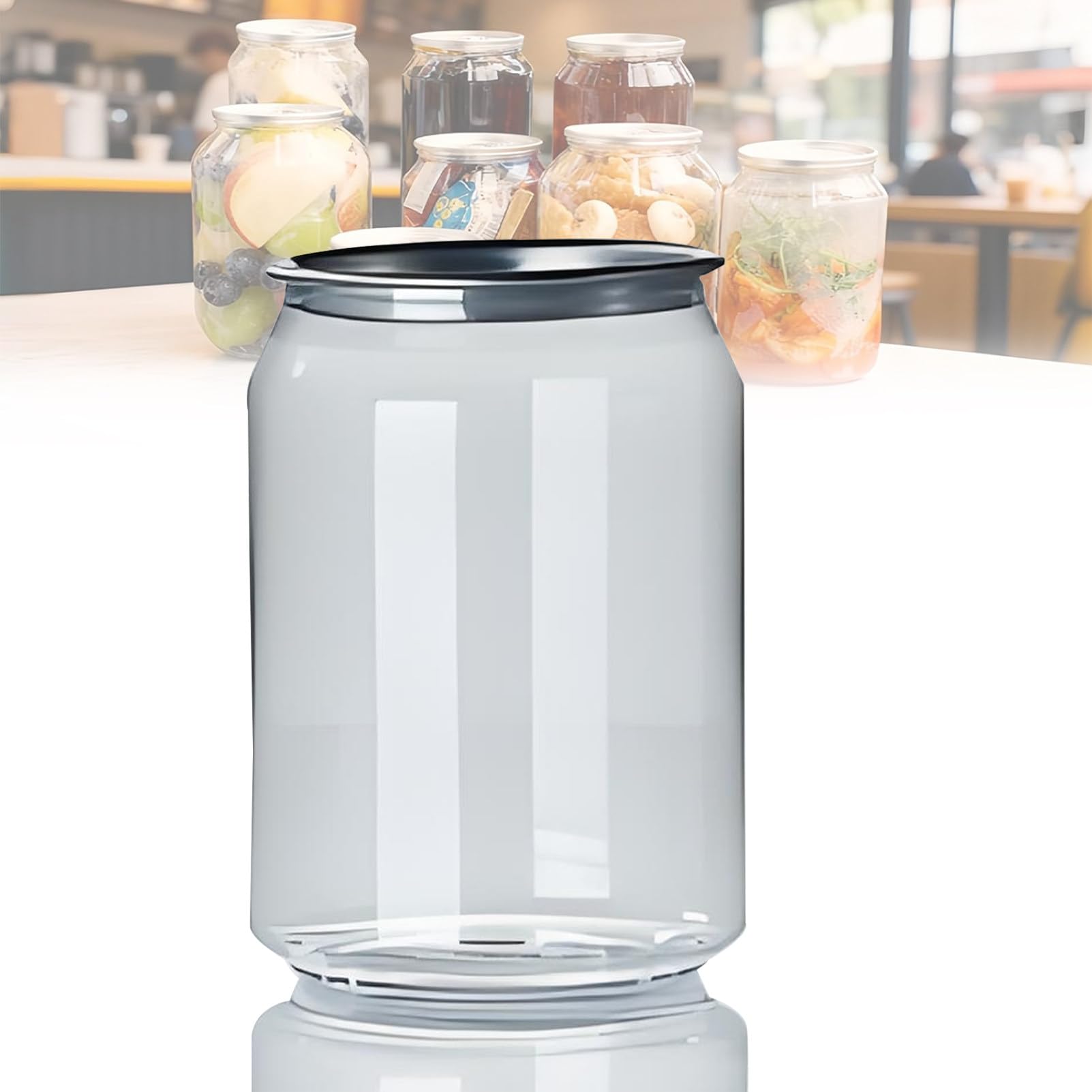 Máquina selladora manual de latas, máquina manual para sellar latas de hojalata, altura ajustable, para sellar botellas de PET, latas de cerveza, zumo, café, refrescos y otras bebidas. 100one-400ml