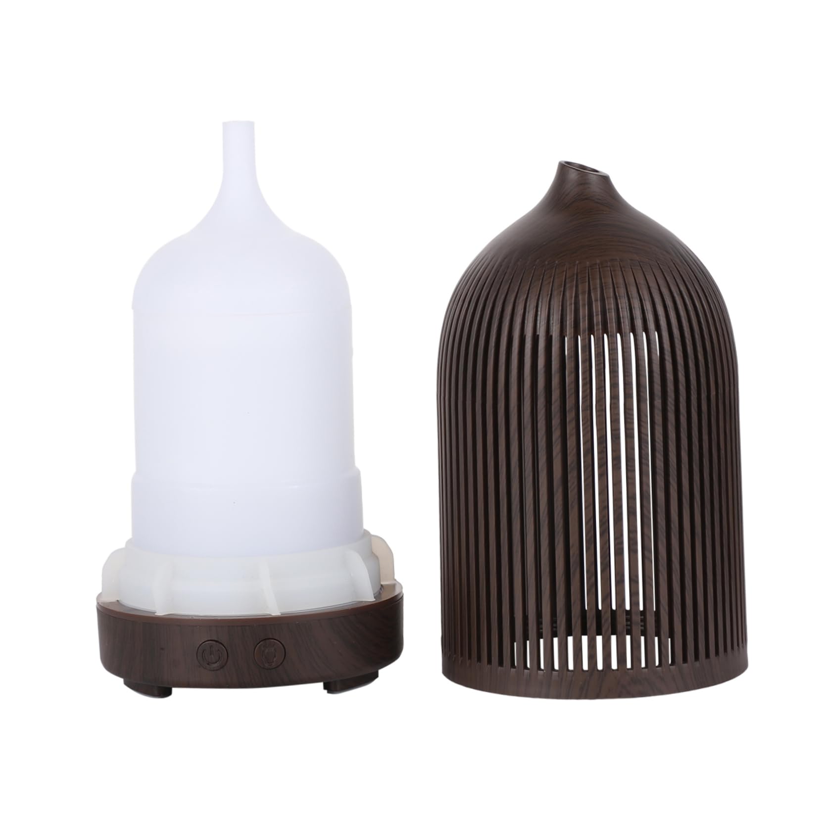 Diffuseur d'arômes mini USB 5v bois foncé anti air sec pour bureau et chambre