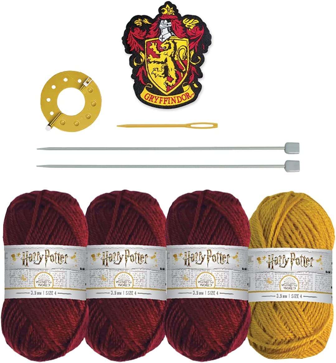 Harry Potter - Kit de bricolage tricoté chapeau Bobble - Gryffondor