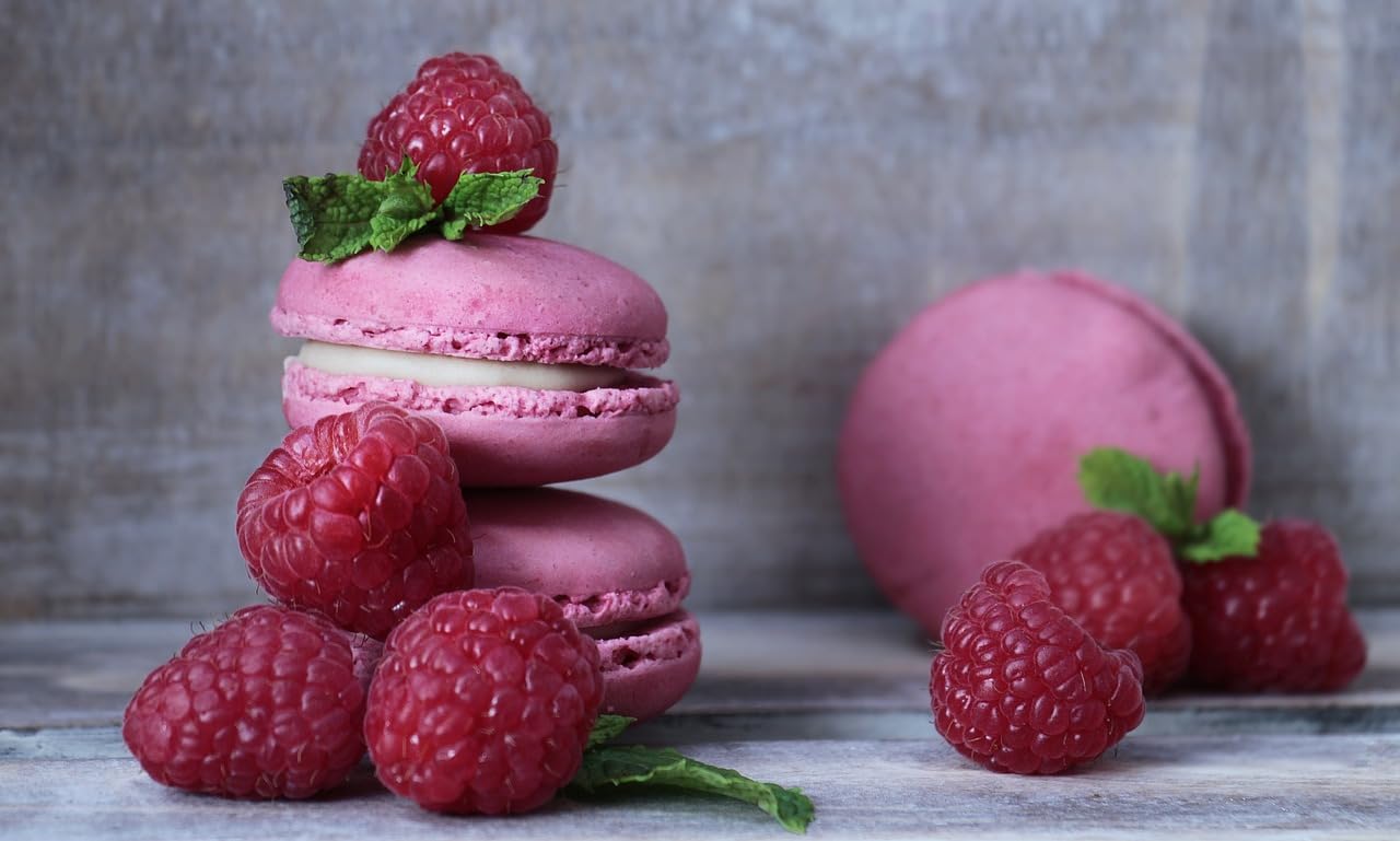 Ponthier BIO Himbeer Himbeerfruchtpüree - 5x 1kg - Püree aus unbehandelten Willamette Himbeeren, für Bowls, Smoothies, Eis, Desserts, Porridge, Cupcakes Fruchtpüree