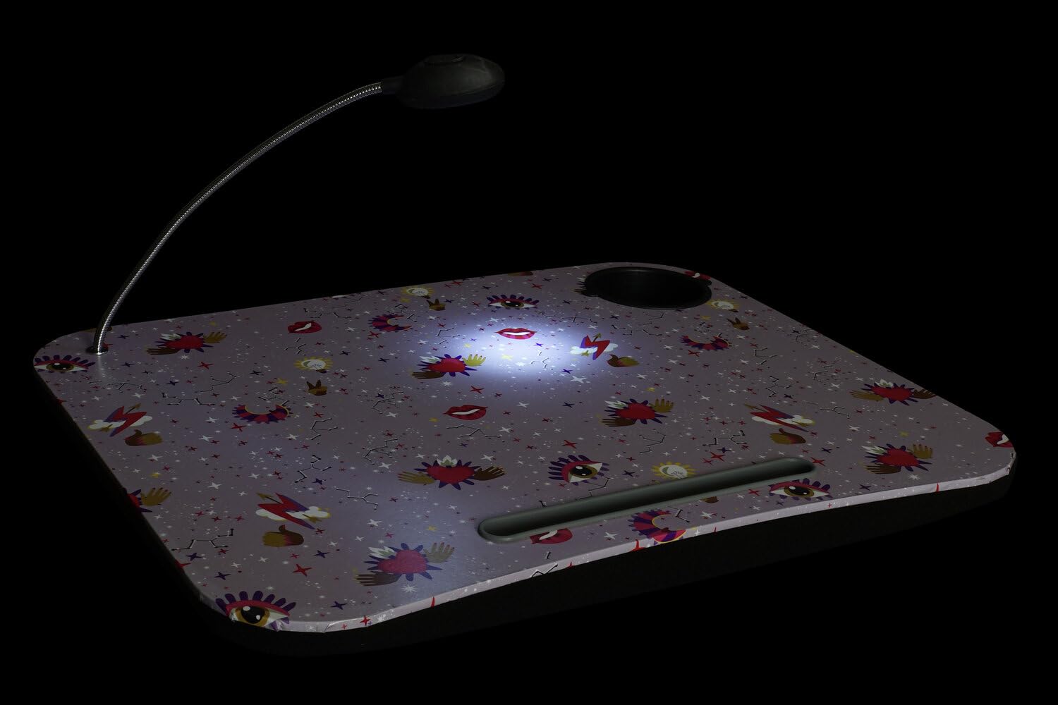 BANDEJA LED PVC 48X38X7 LILA