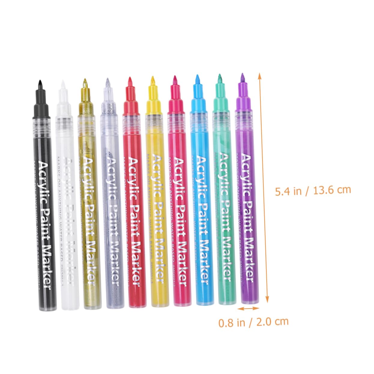 LIFKOME 10Pcs Nail Art Drawing Pens Set Multi-Functional Gel Polish Brushes for Women Nail Line Painting Tools for Manicure Art Suitable for DIY