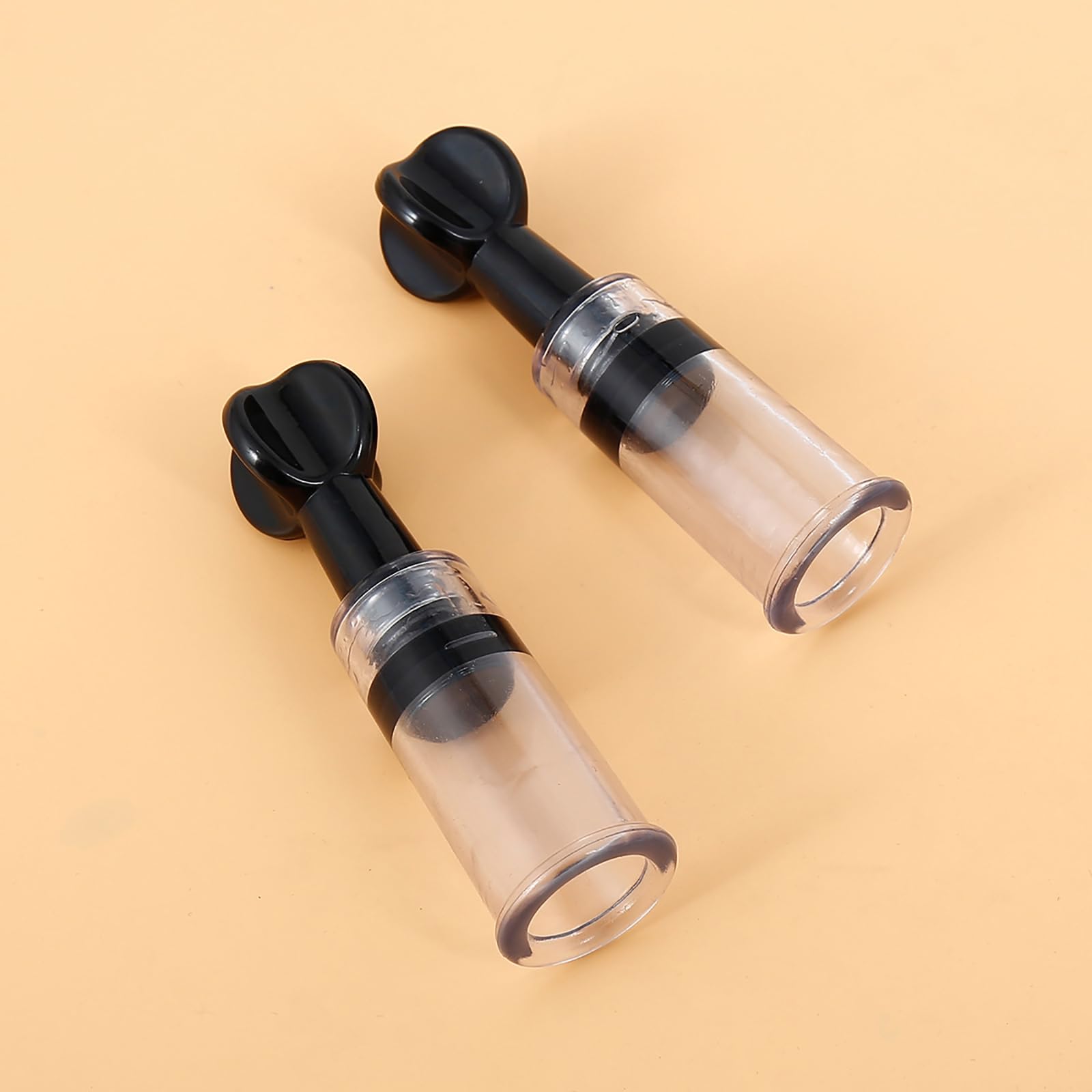 Nipplesuckers Silicone Nipple Corrector for Flat Inverted Nipples for Breastfeeding Mother or Women 2*Black & 2*White Cups