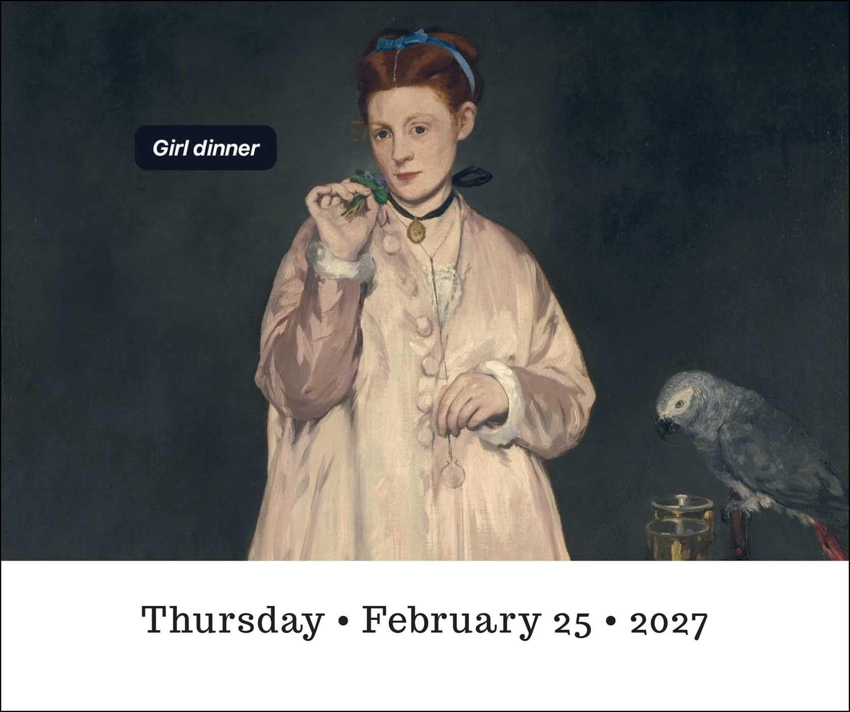 Punk History 2027 Day-to-Day Calendar: Classical Art, Modern Attitude