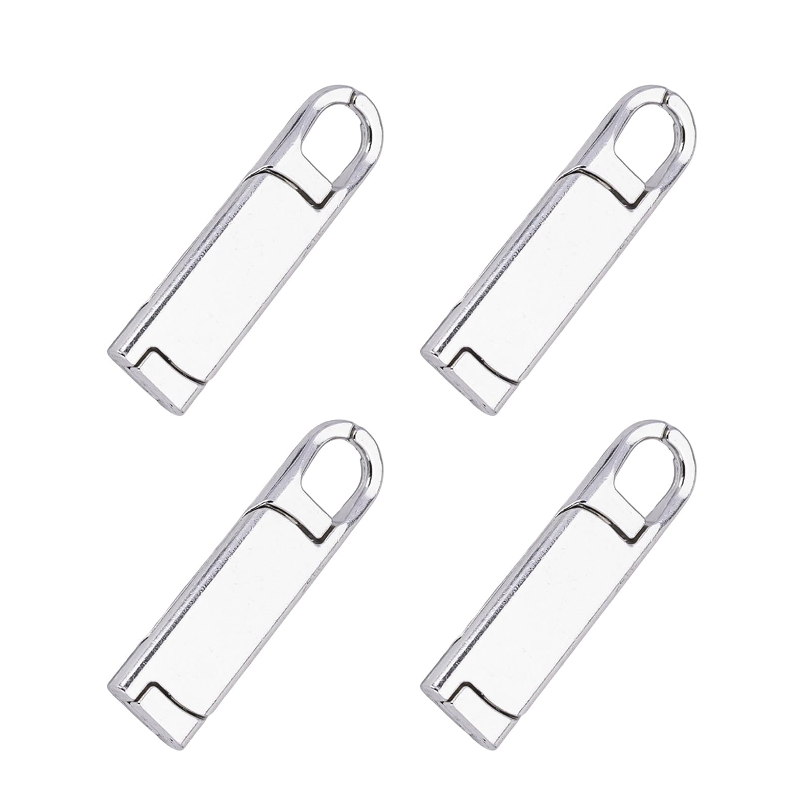 YWLUUOO 4Pcs Zippers Puller Slider Replacement Zippers Gripper Mend Fixer for Suitcases Luggage Boot Backpacks Purse Jeans Tents Puller for Clothing