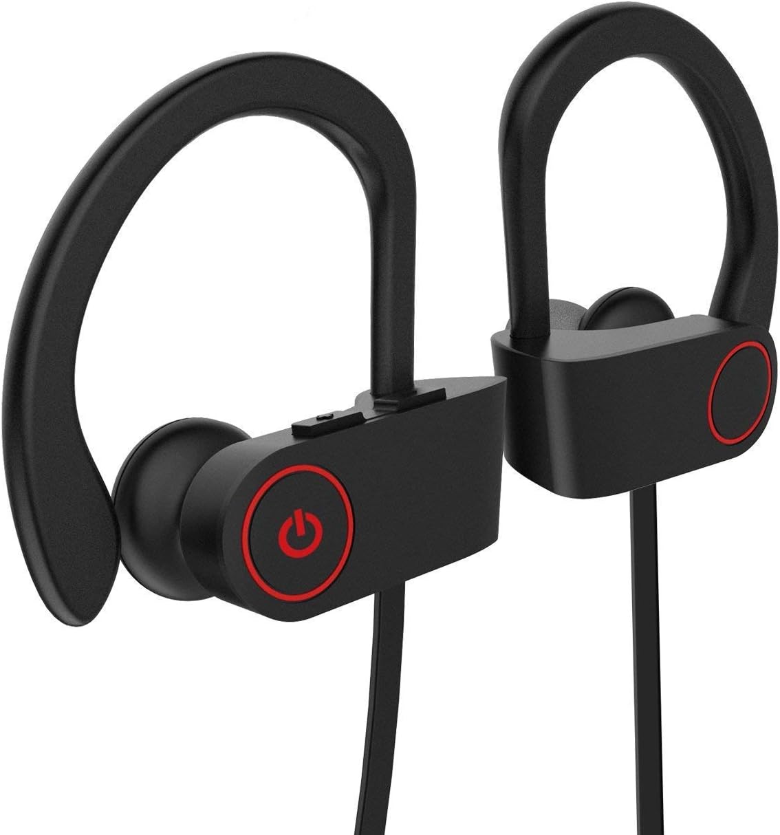 Wildhooy Wireless Earphones, IPX7 Waterproof Sports Running Bluetooth 4.1 Wireless Headphones with Mic Noise Cancelling for Jogging Exercise Hiking
