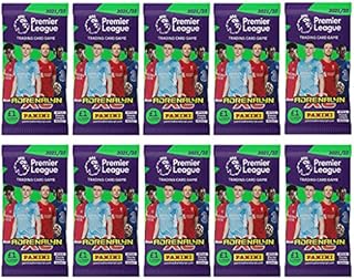PANINI ADRENALYN 2021-22 Panini Adrenalyn Premier League Cards - 10-Pack Set (6 Cards per Pack) (Total of 60 Cards)