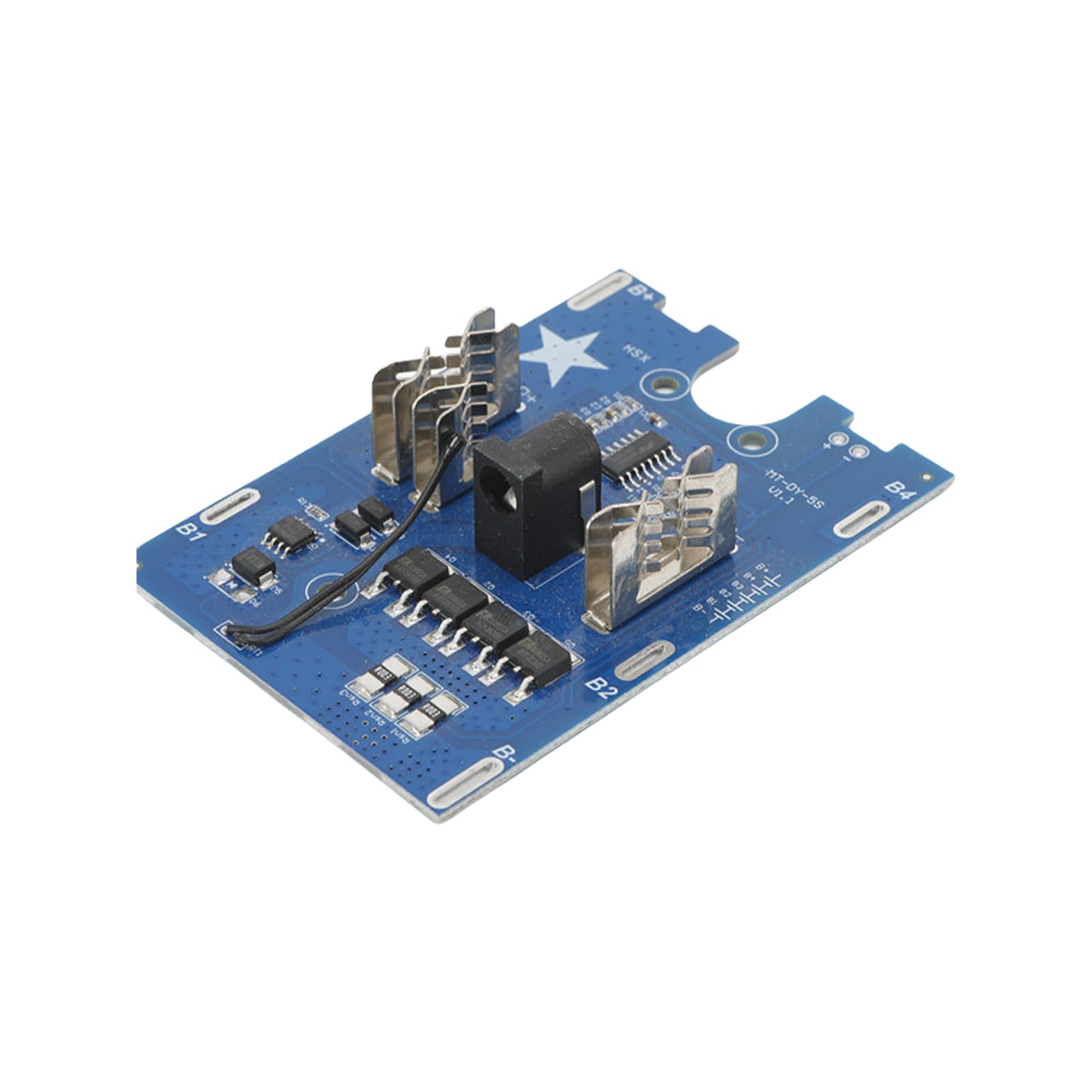 Msioytog 4Mos Lithium Batteries Charging Protective Board 21V Battery Charging Protective Board Module Replace For Power Tool Electronic Hobbyist Tool