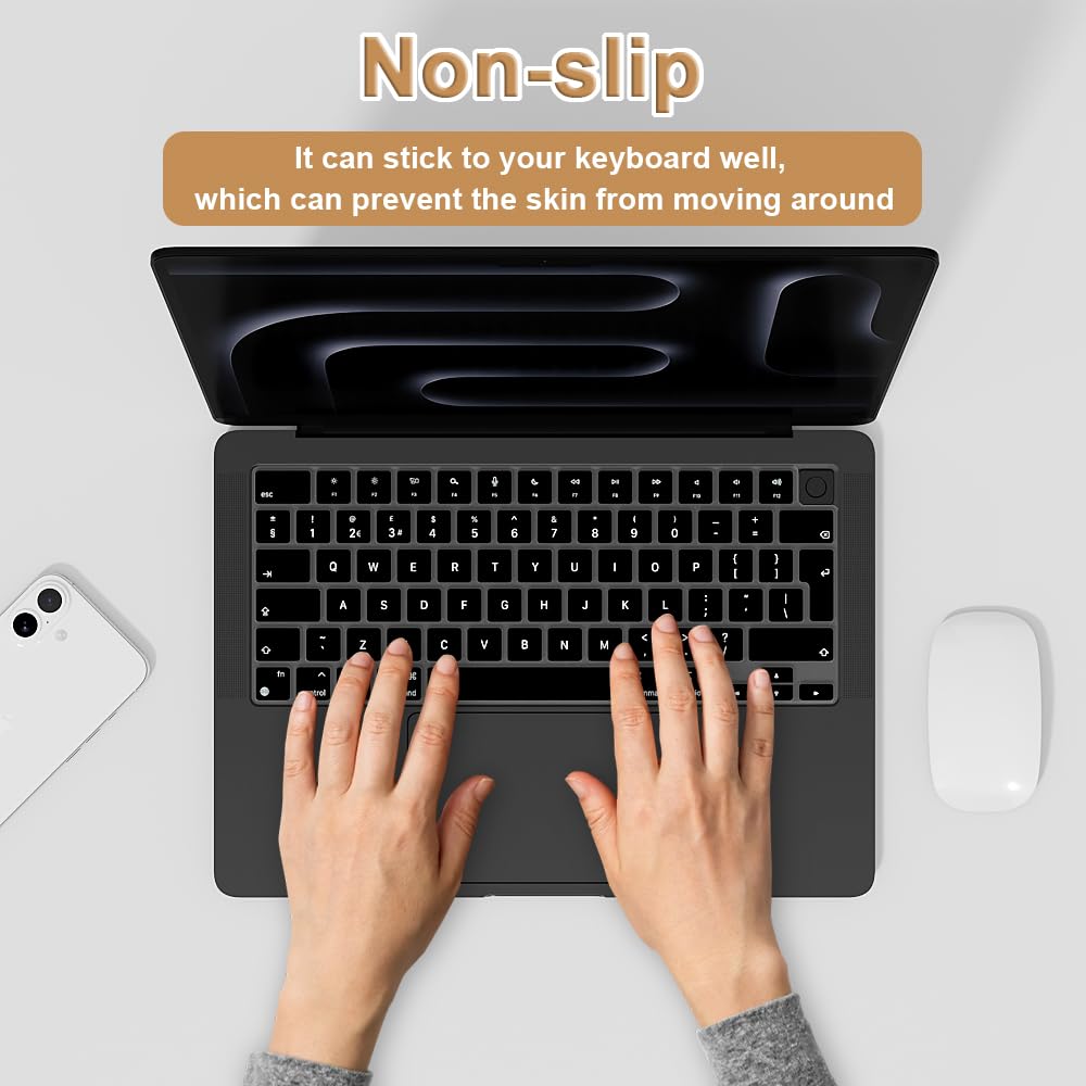 Protezione Cover per Tastiera per MacBook Pro 14/16 pollici (M5-M1) Air 13,6/15 pollici (M5-M2) & Neo 13 pollici (A18) A3404 A3426 A3449 A3429 A3434 Pellicola Protettivo Copertura Accessorio