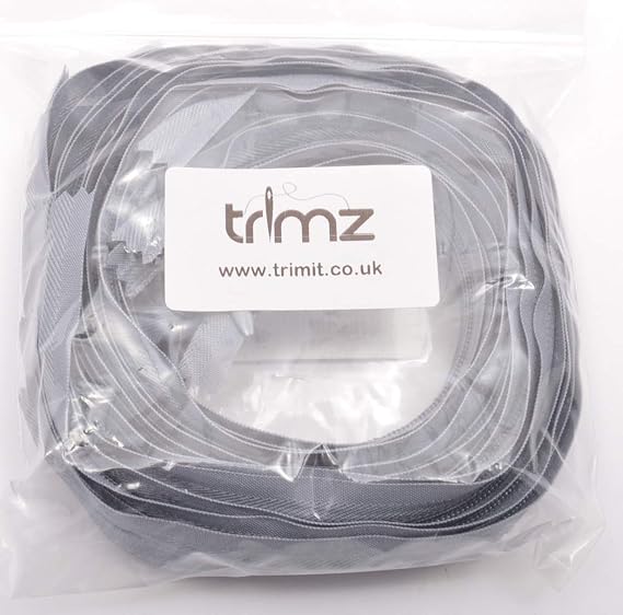 Trimz Adjustable Invisible Zip, Grey, 60cm