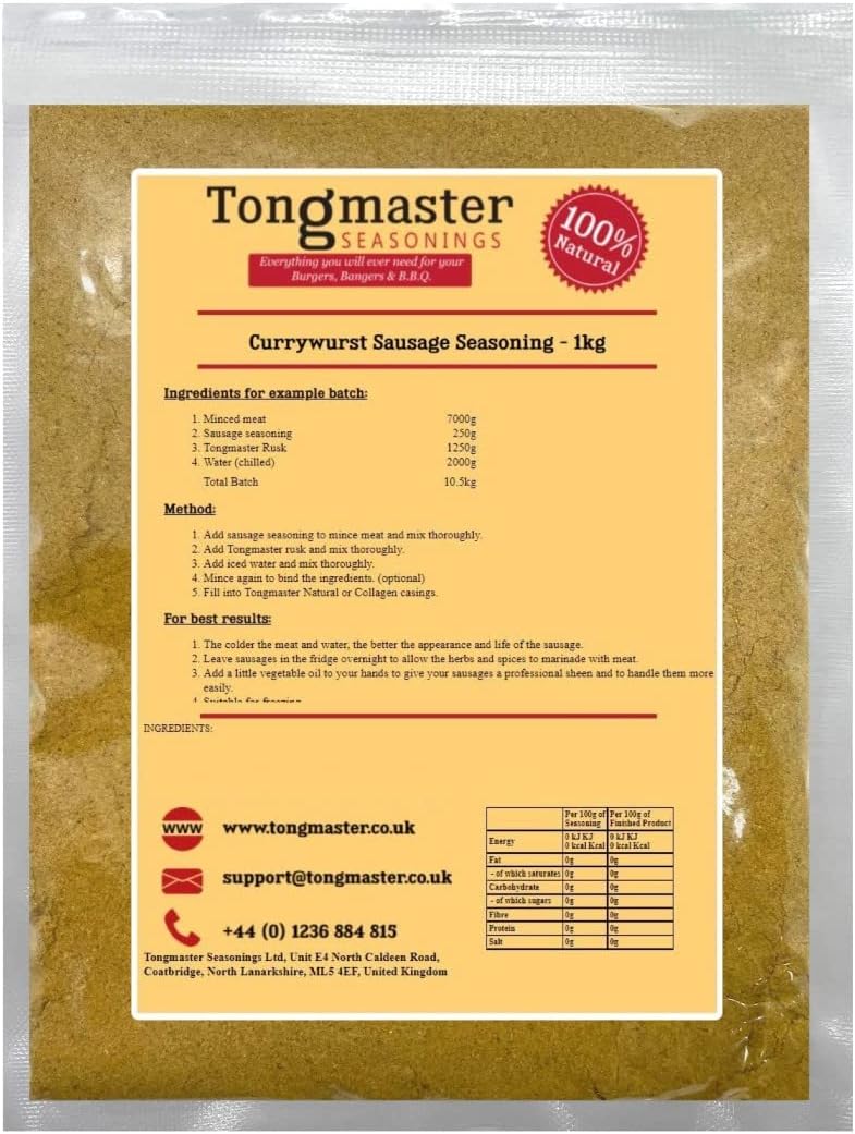 Currywurst Sausage Seasoning - 1kg