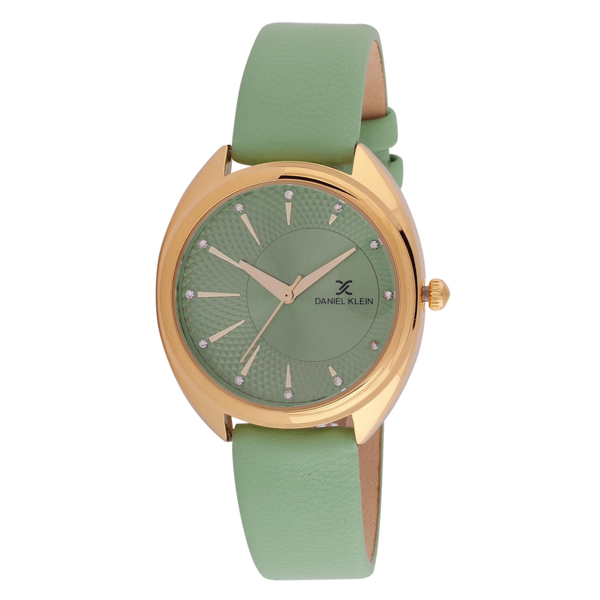 Green Soft Leather Band with Gold Case Women Premium Watch - DK.1.14021-3 (B0DH827NS1) Amazon Price History, Amazon Price Tracker