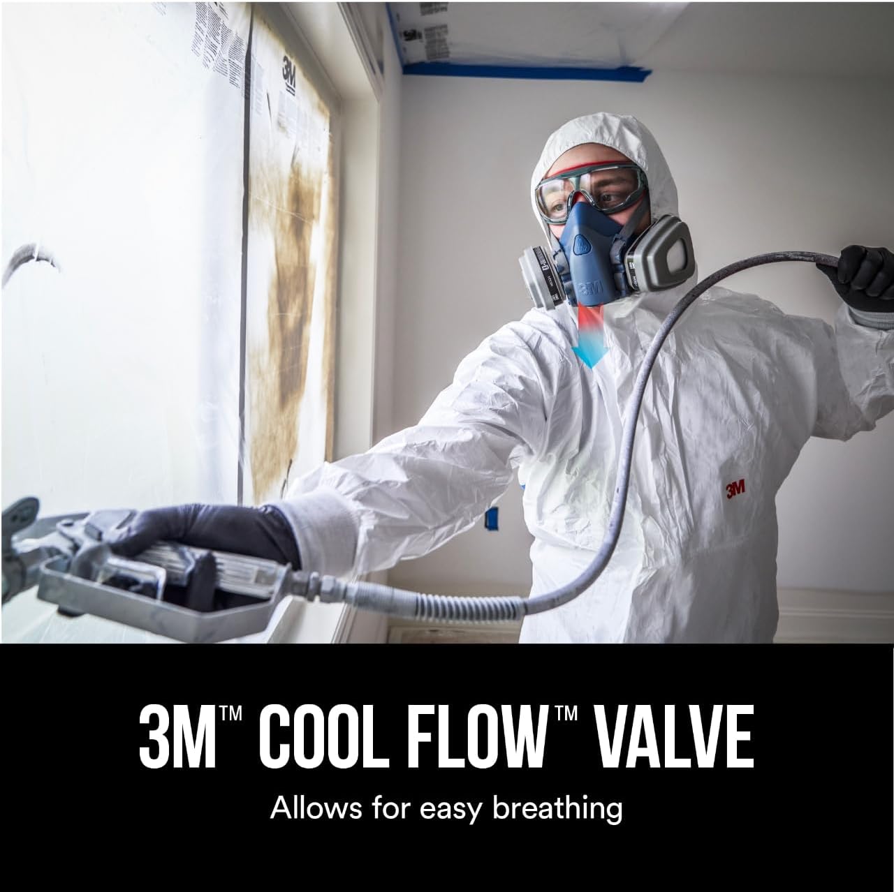 3M™ Advanced Comfort Reusable Respirator 7512P1-DC, OV/P95, Mdm, 1-Fcpc, 1-pr of 6001 Crtdgs, 2-prs 5P71 Fltrs, 1-pr 501 Rtnrs - Image 6