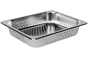 Half Size Perforated Stainless Steel Food Pan