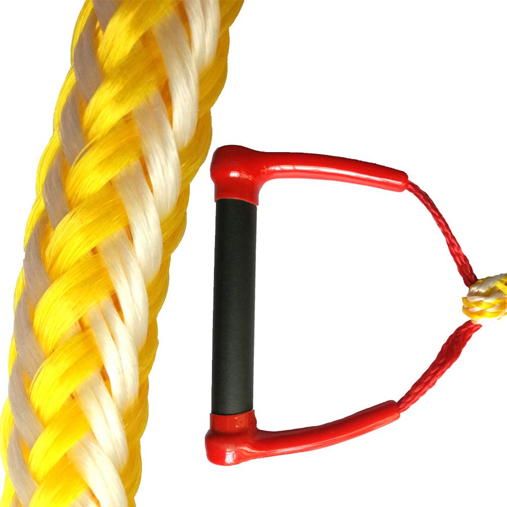 Cuerda de Esquí Acuático 24ft Kneeboarding Wakeboard Cuerda de esquí acuático Arnés de Remolque Cuerda Arnés de esquí acuático Cuerda de Tubo remolcable Cuerda de Remolque (Color : 1 Piece)