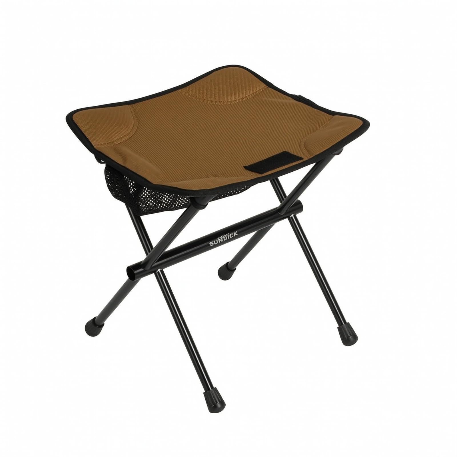 Sgabello da Campeggio Stabile, Marrone Lupo | Portatile, Sgabello Pieghevole, per Escursionismo, Campeggiatori, Pescatori