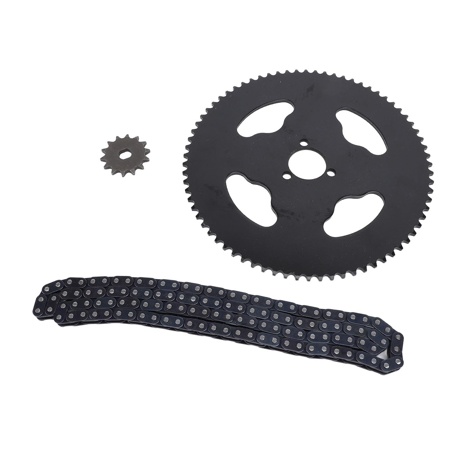 Chaîne T8F 120 maillons 14 dents avant 74 dents arrière 29 mm de diamètre intérieur pour mini motos