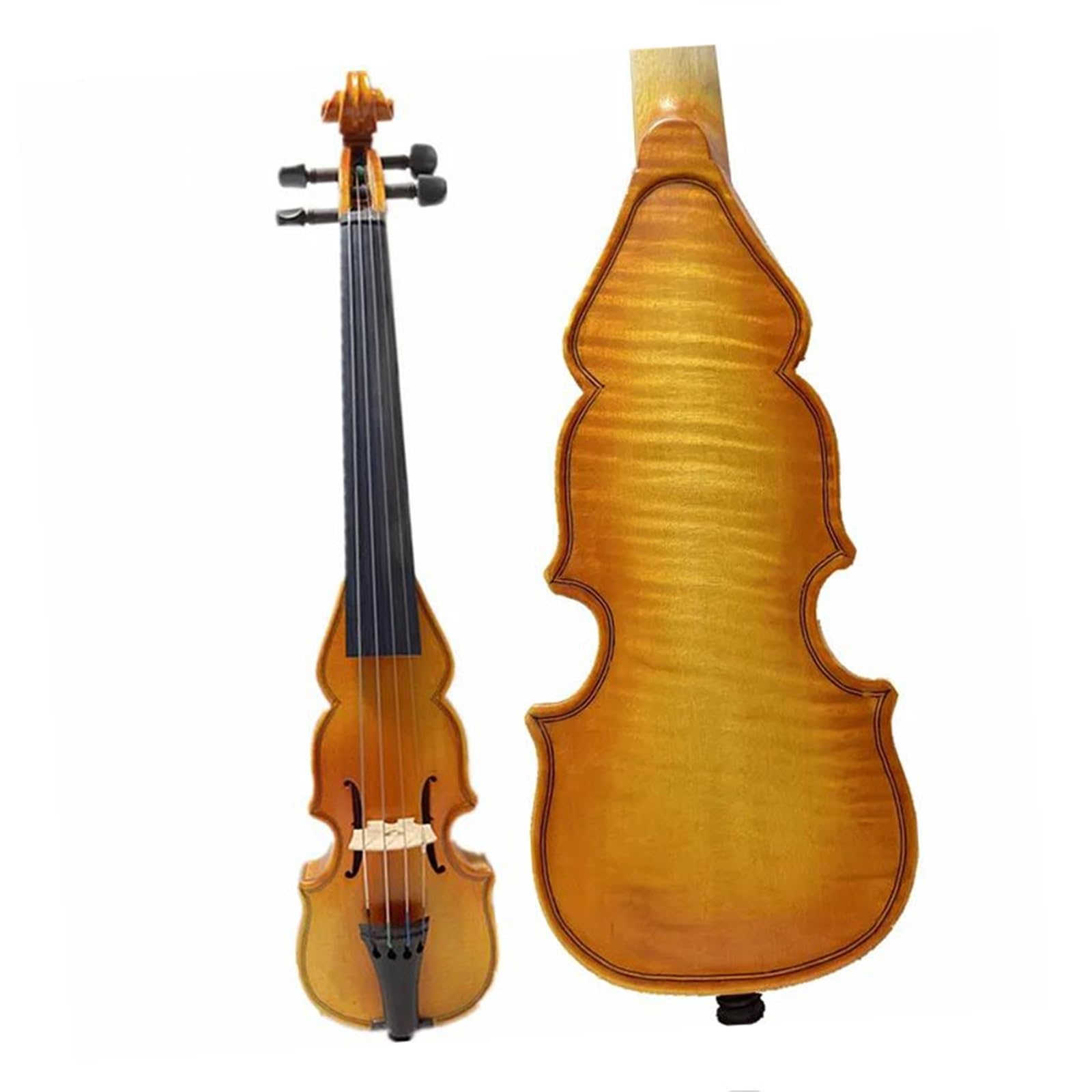 Mini Violín De 7 3/4 Pulgadas Violín Principiantes | Hecho a mano, portátil y con un tono hermoso y claro.