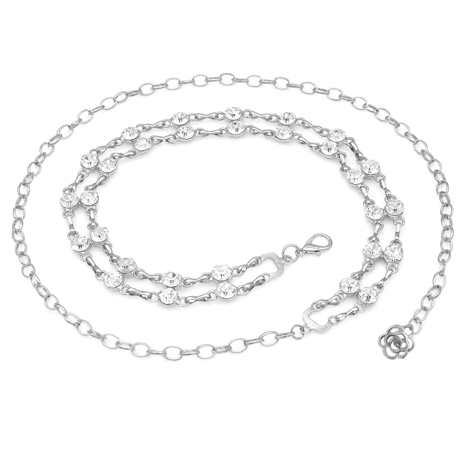 See full amazon price history chart for Peora Silver Plated Cubic Zirconia Studded Dress Belly Chain Adjustable Waist Chain Fancy Kamarbandh Belt for Women Peora Silver Plated Cubic Zirconia Studded Dress Belly Chain Adjustable Waist Chain Fancy Kamarbandh Belt for Women (B0CW9TL1W4) Amazon Price History, Amazon Price Tracker