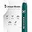 7AM2M Sonic Electric Toothbrush with 6 Brush Heads for Adults&Kids, One Charge for 120 Days, Wireless Fast Charge, 5 Modes, 40000VPM Powered Toothbrush, 2 Minutes Built in Smart Timer - Peacock Green