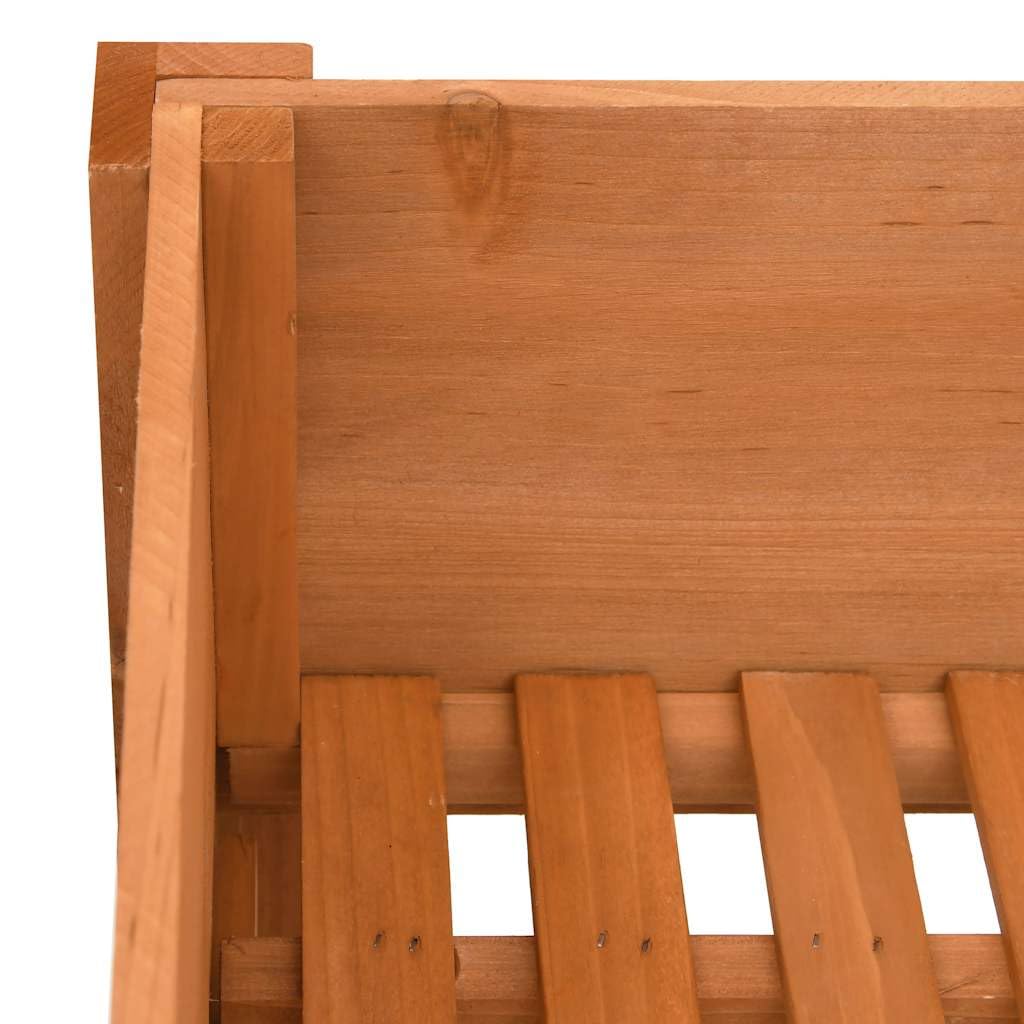 SYDE Fioriera in legno di abete, 88 x 43 x 80 cm | Scaffale per piante a 2 livelli, supporto per vasi, portaoggetti multiuso, ideale per balcone, portico, soggiorno