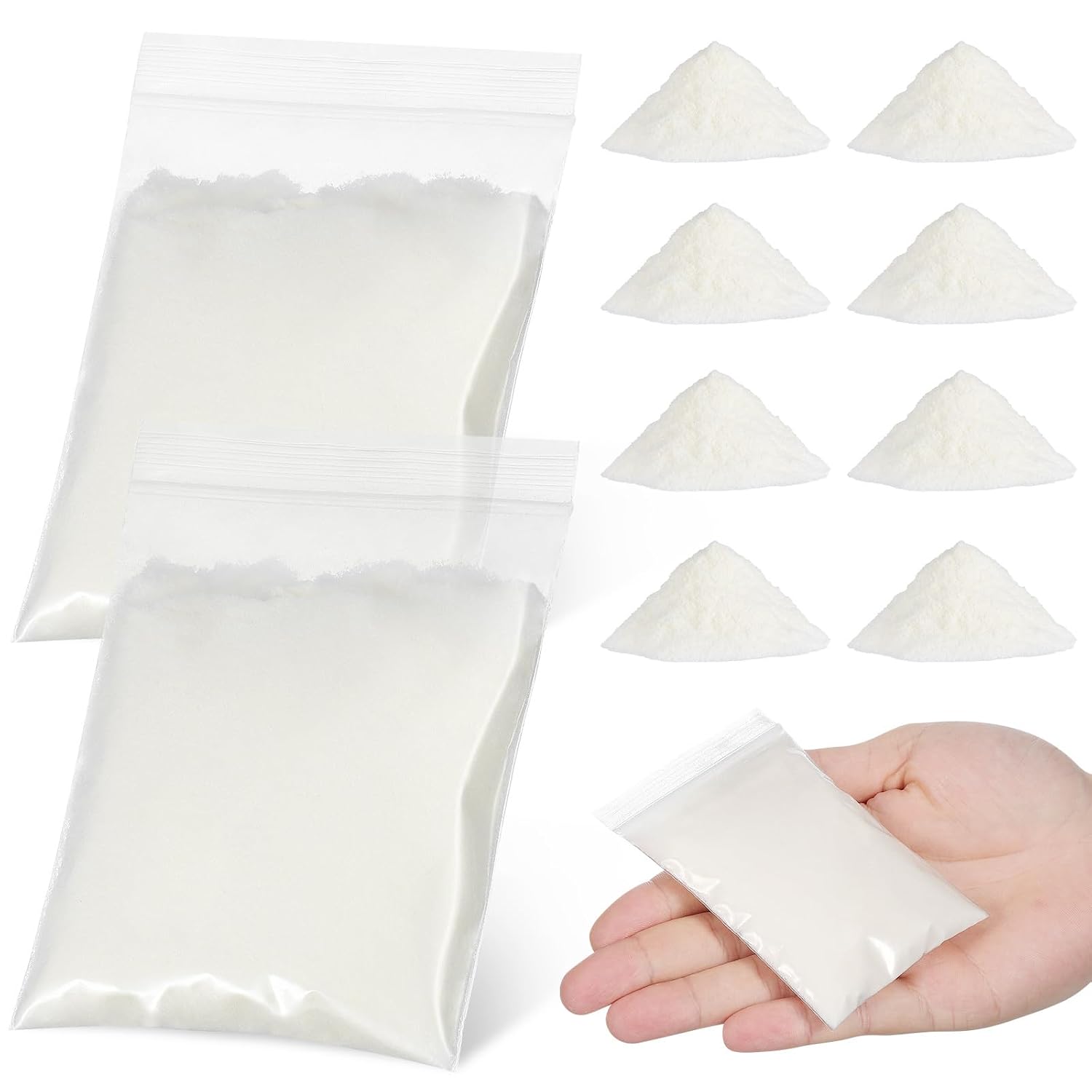SHINEOFI 20 Bags Mini Cement for Dollhouse Building, Small Scale Brick Bonding Adhesive, DIY Miniature House Kit Cement for Model Construction and Craft Projects
