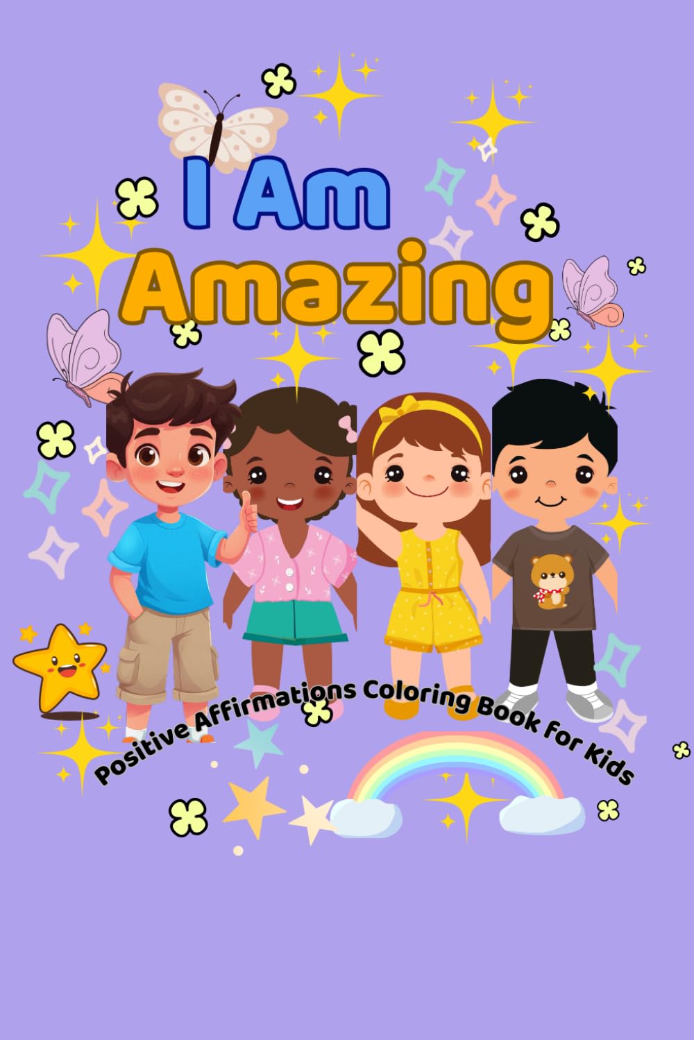 I Am Amazing: Positive Affirmations Coloring Book for Kids