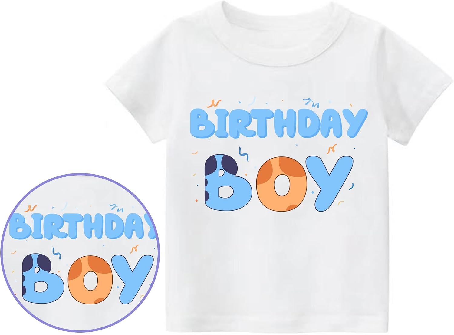 K-Acc Birthday Boy/Big Brother/Big Sister T-Shirt, 2-5 Years