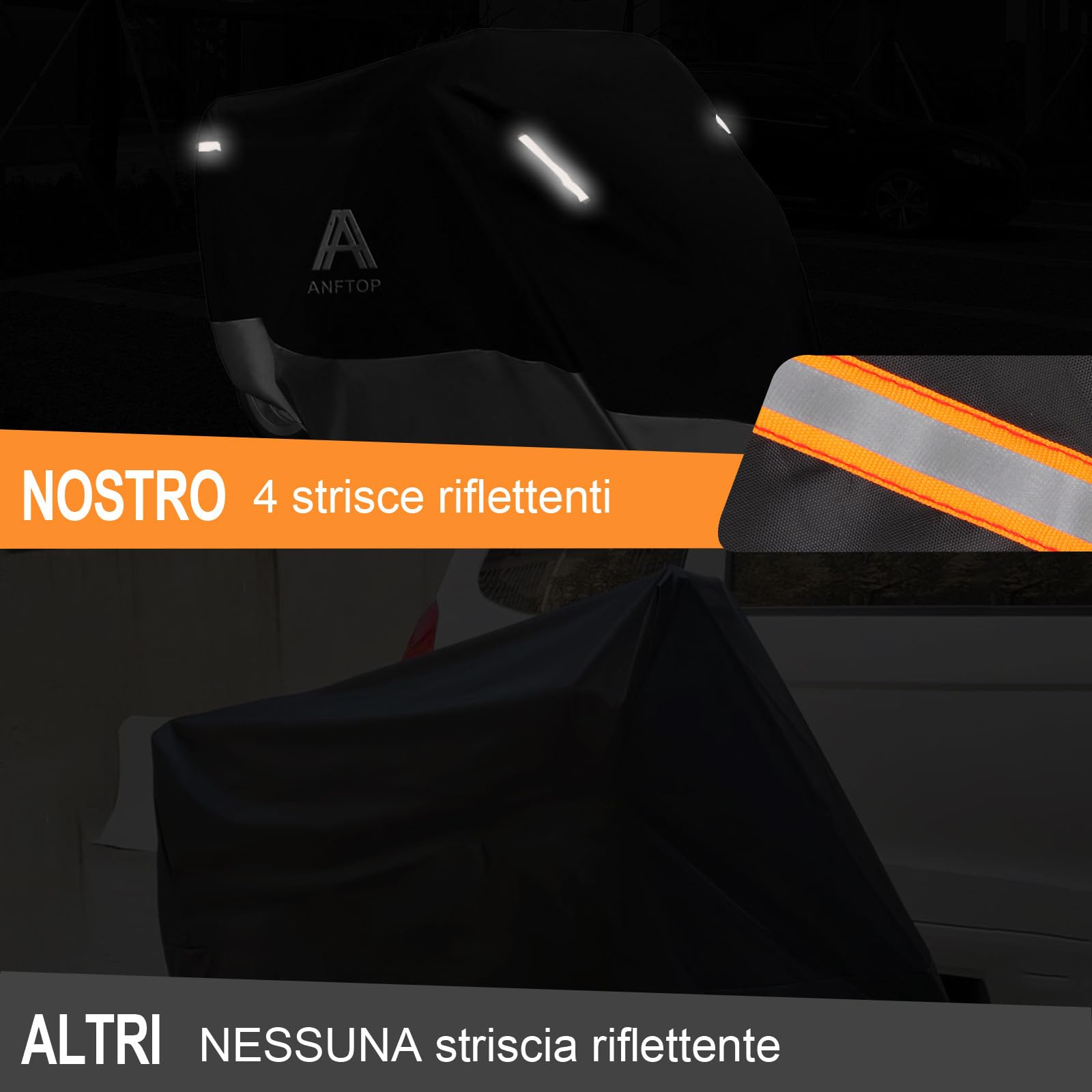 Coprimoto Impermeabile Per Esterno Copri Moto 210D Poliestere Copertura Moto Per Scooter Vespa Motorino Motocicletta Motocross XXXL