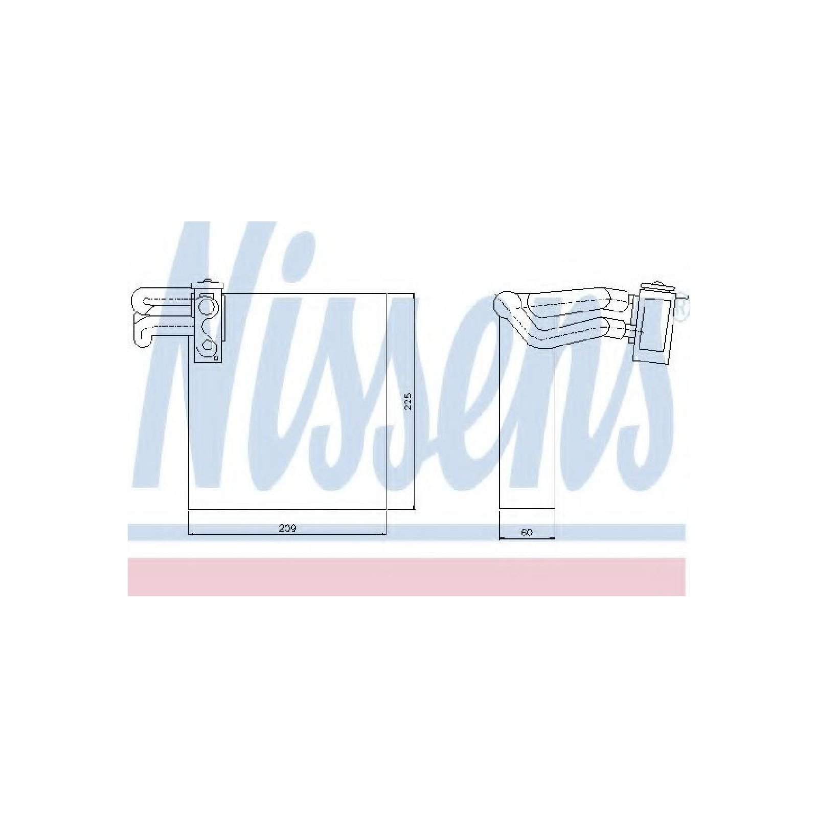 Nissens 92188 - Evaporatore, Climatizzatore-image