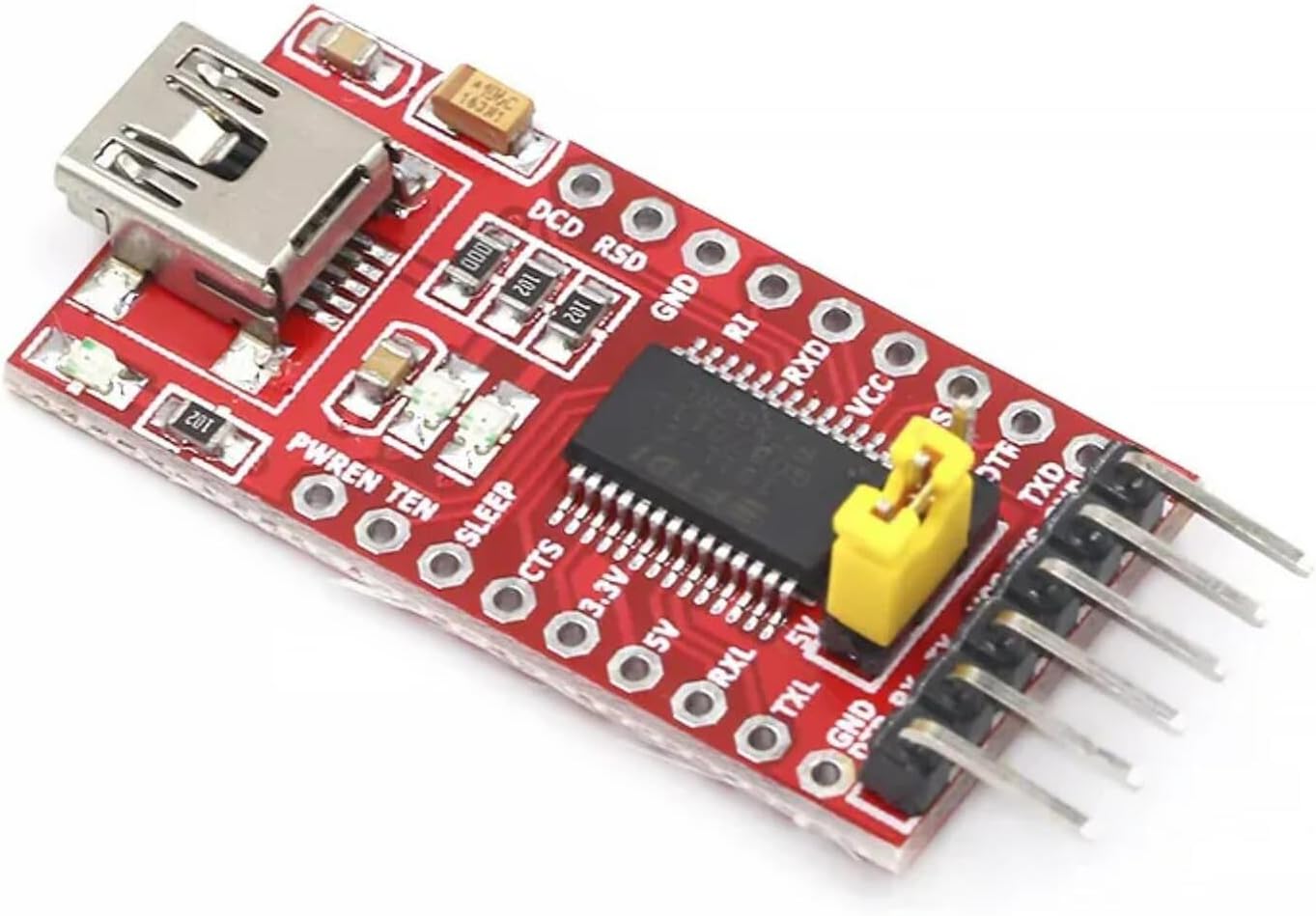 HiLetgo FT232RL Mini USB to TTL Serial Converter Adapter Module 3.3V/5.5V