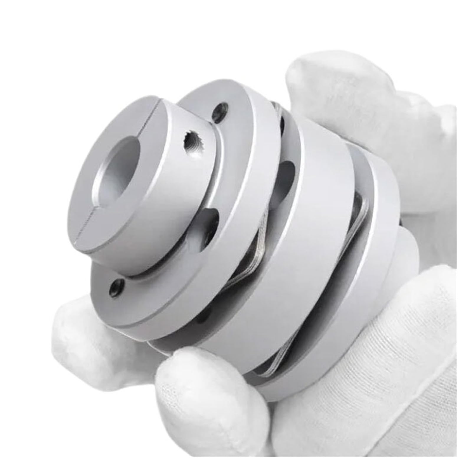 Accouplement à diaphragme à Double bride D34L45 LK3-C34-W, en alliage d'aluminium, 1 pièce(8x10mm)