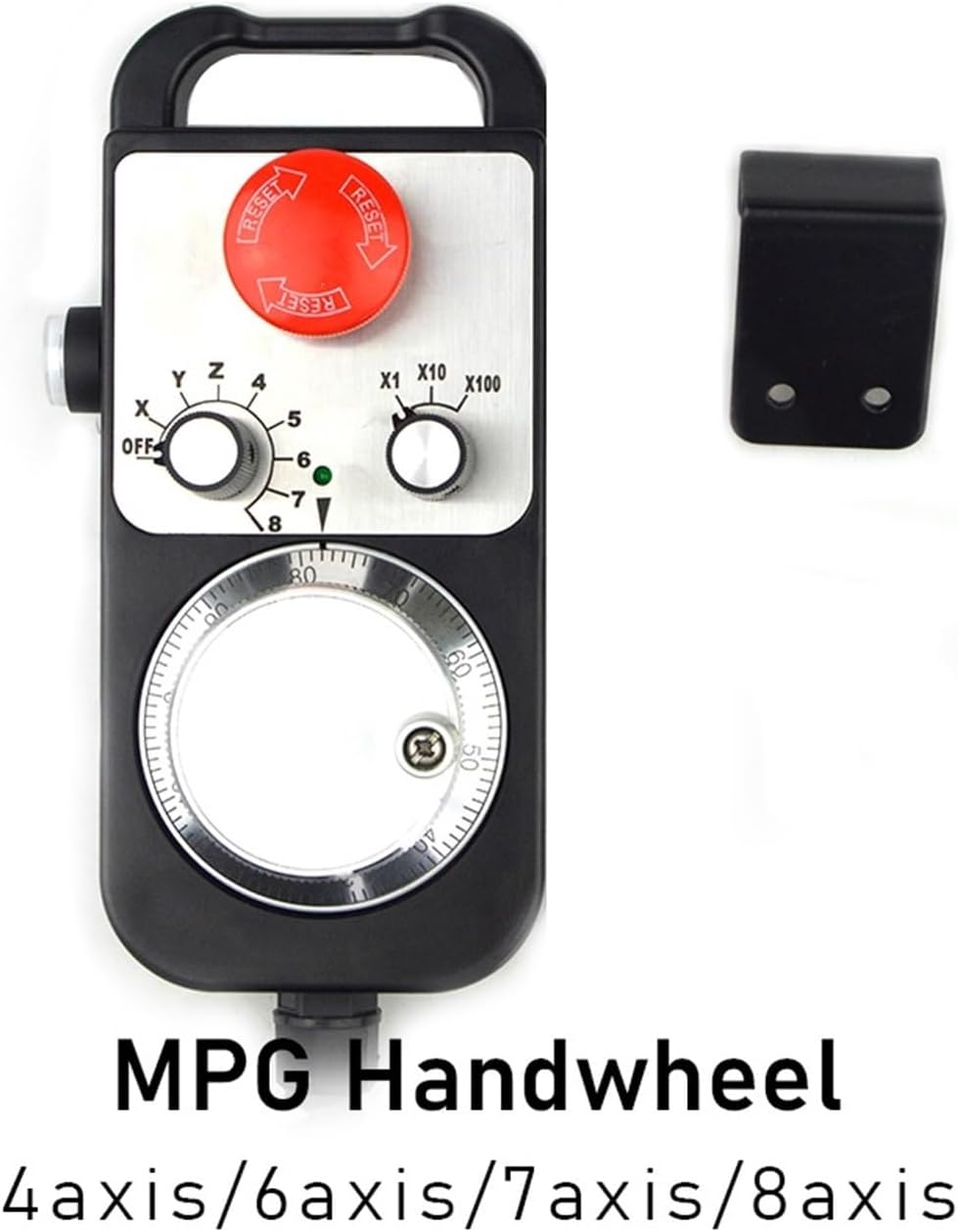 Pulse Generator 4/6Axis MPG Pendant Handwheel 5V for System 5V Manual Pulse Generator (Size : 4axis)