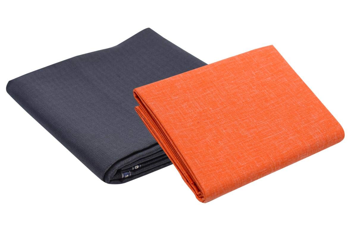 kundan sulz gwalior Men's Combo of Shirt & Trouser Fabric Set (Navy Blue)-picture-21