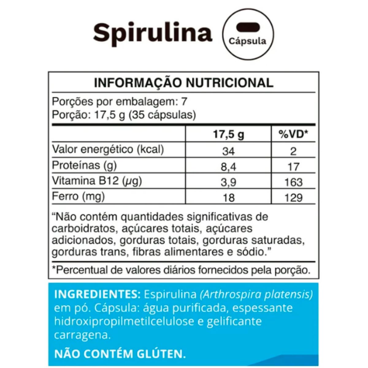 Kit 3 Spirulina Vegana Ocean Drop 240 Cápsulas em promoção! Veja a oferta e mais achadinhos de Vitaminas & Suplementos 8 Hoje é o melhor dia para comprar Kit 3 Spirulina Vegana Ocean Drop 240 Cápsulas com aquele preço maroto! Promoção! Aproveite a oferta! 8