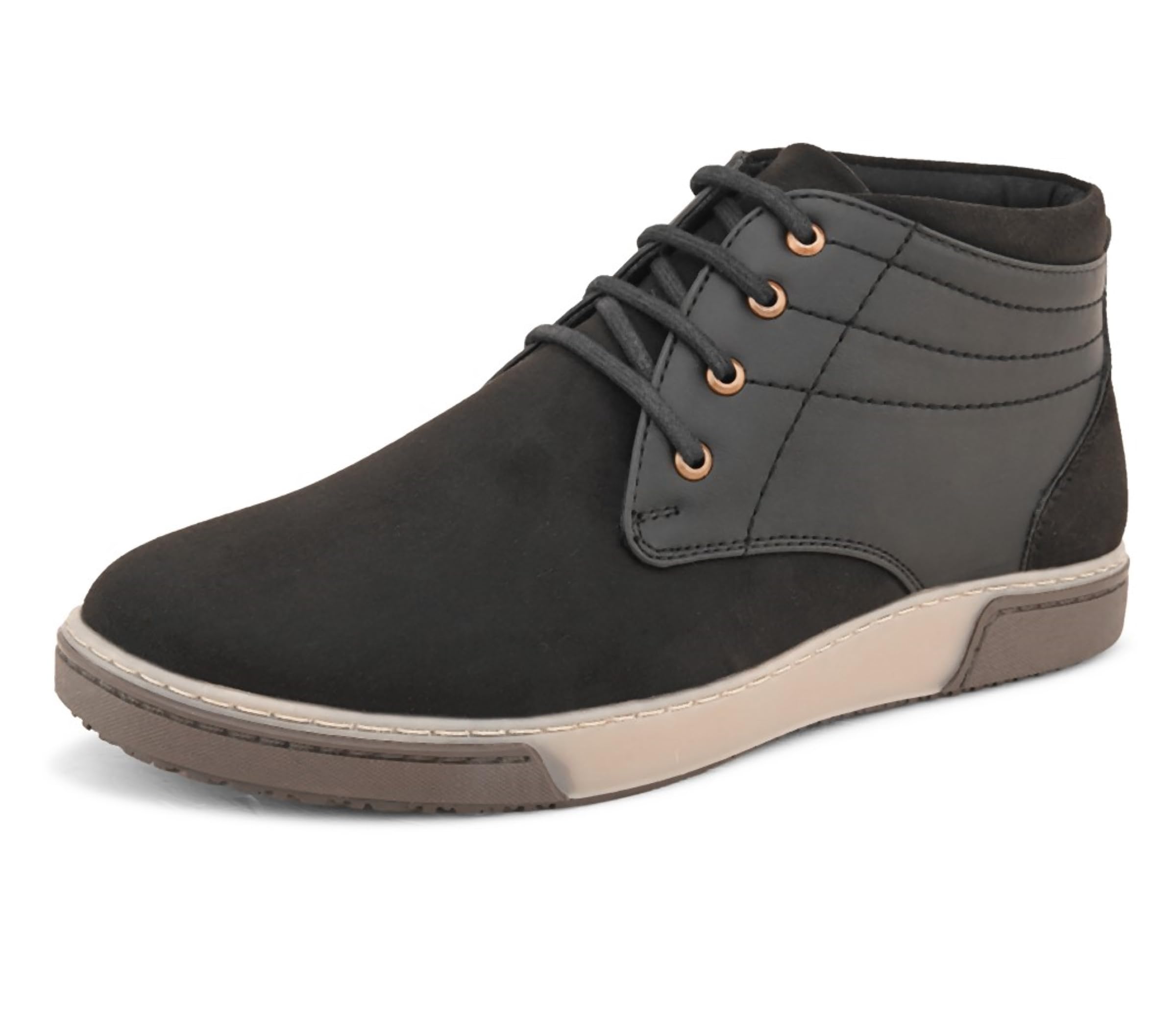 FENTACIA Mens Black Suede Stylish Sneakers Shoes for Men - 7 UK (B0CZP35FN3) Amazon Price History, Amazon Price Tracker