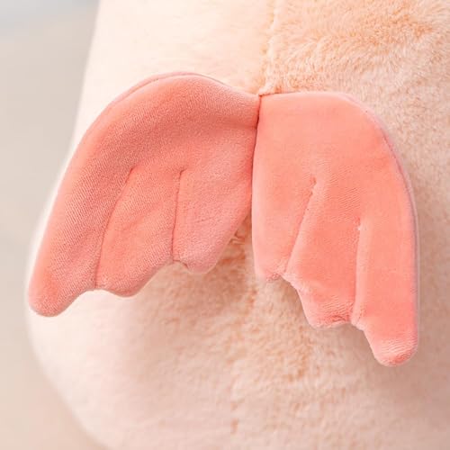 Miniatura 6 de ELAINREN Juguete de peluche de cerdo de cortejo, adorable muñeca de peluche rosa con decoración de corazón, peluche de cerdito de anime japonés para