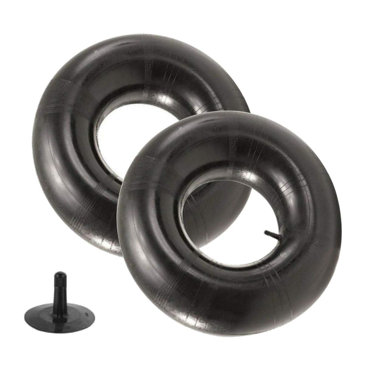 JJDD Carkio Replacement Premium 11x4.00-5 Utility Tire Inner Tubes with TR-13 Straight Valve Stem for Lawn mowers - 2pcs