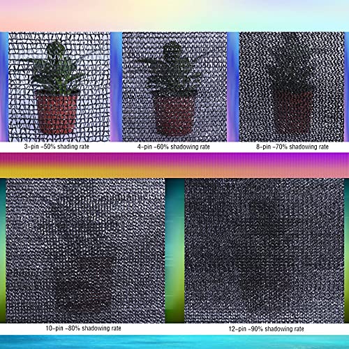Filet protection solaire pour jardin potager et ombrage de fleurs - 8