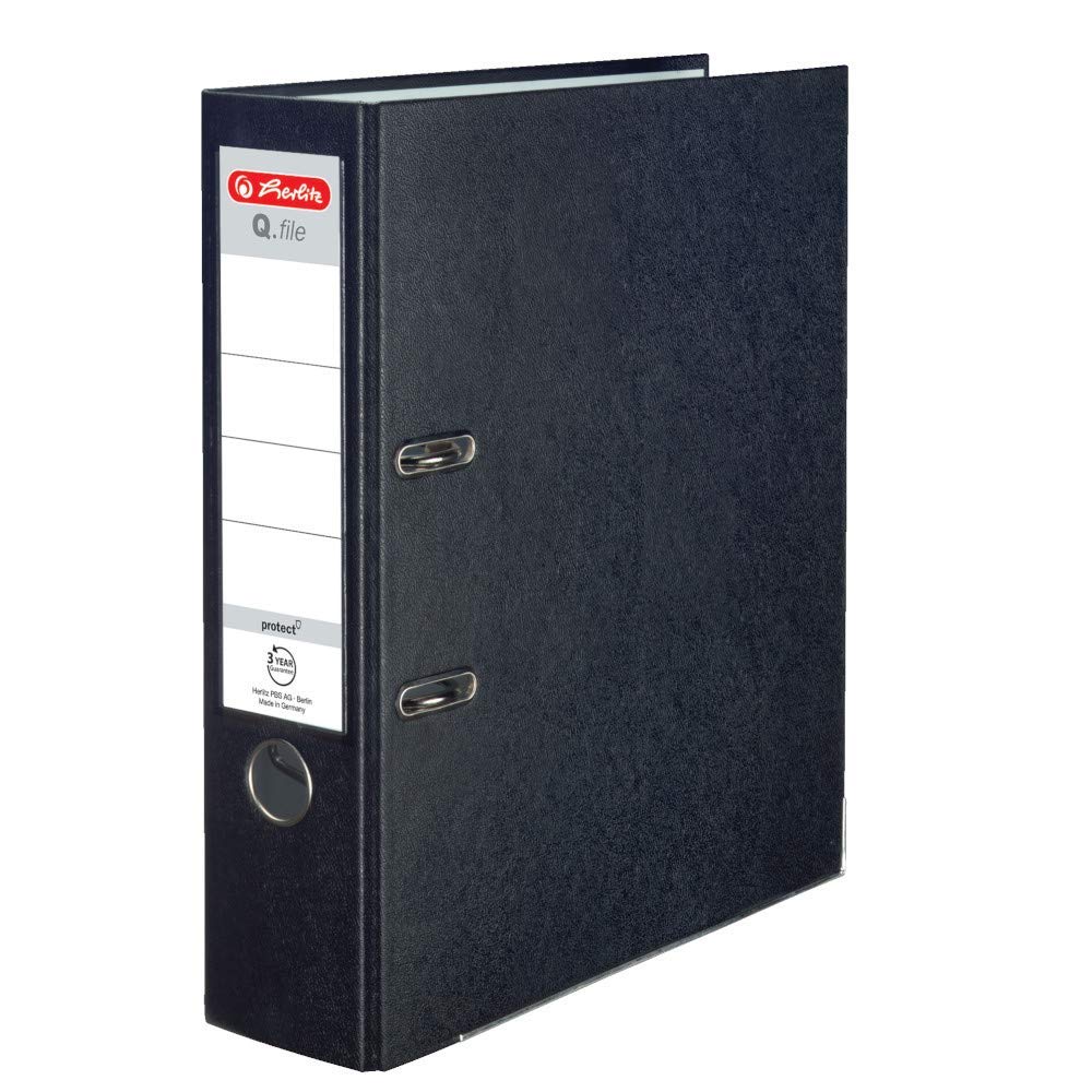 Herlitz A4 Folder 8cm Black