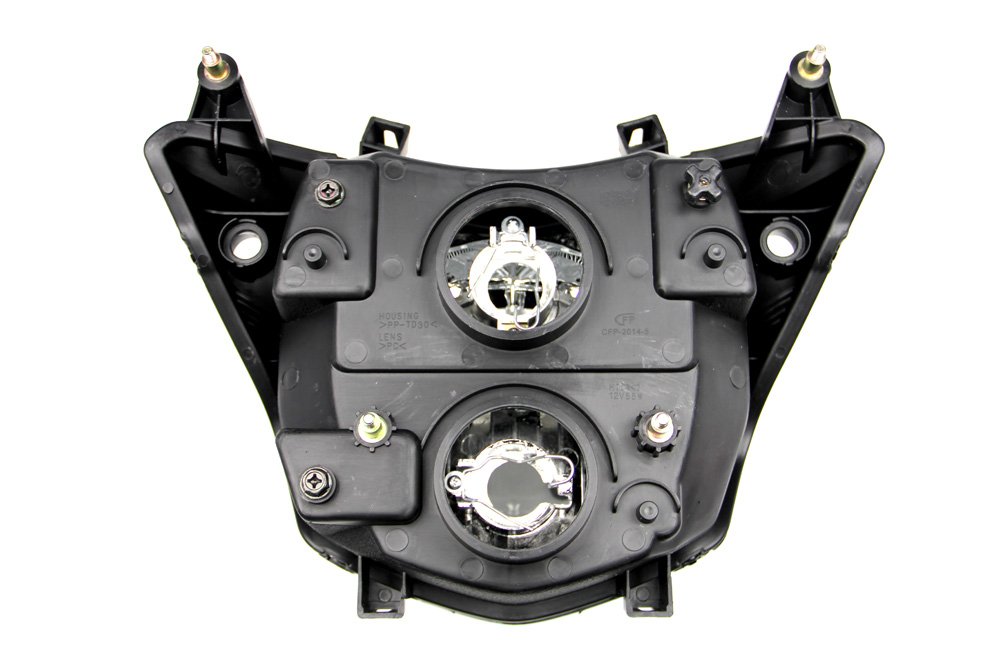 Phares Avant Chromés H4 Pour Suzuki GSF Bandit 650 N - Compatible GSF650 - Neufs